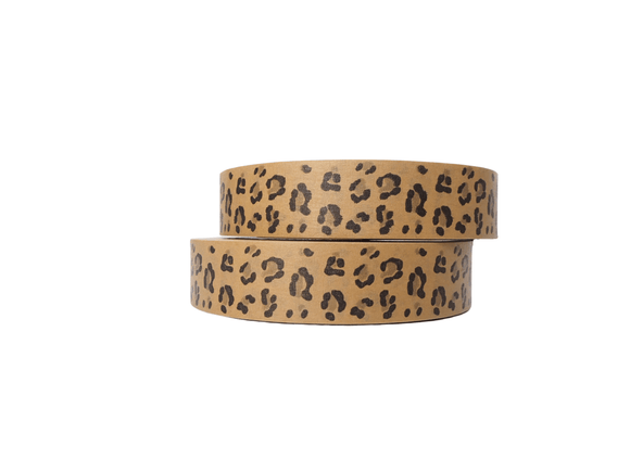 Mini Leopard Black/Charcoal - Set of 2